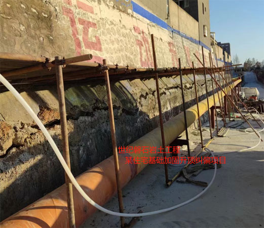 基礎(chǔ)加固升頂糾偏項目